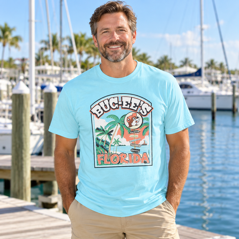 Buc-ee's Florida State Light Blue Shirt