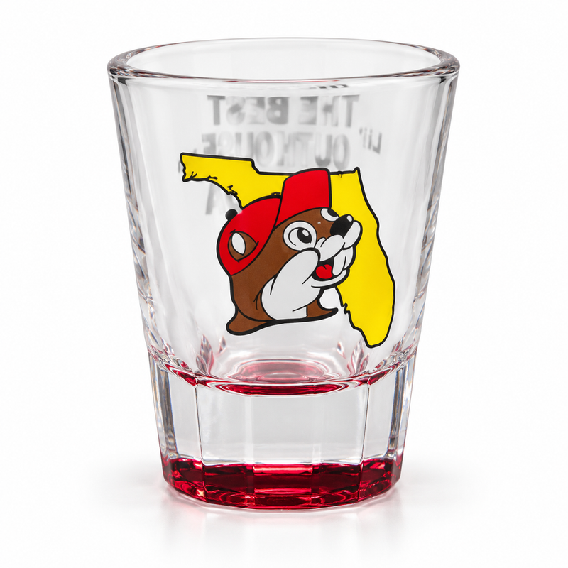 Buc-ee's Shot Glass "The Best Outhouse in" - Florida