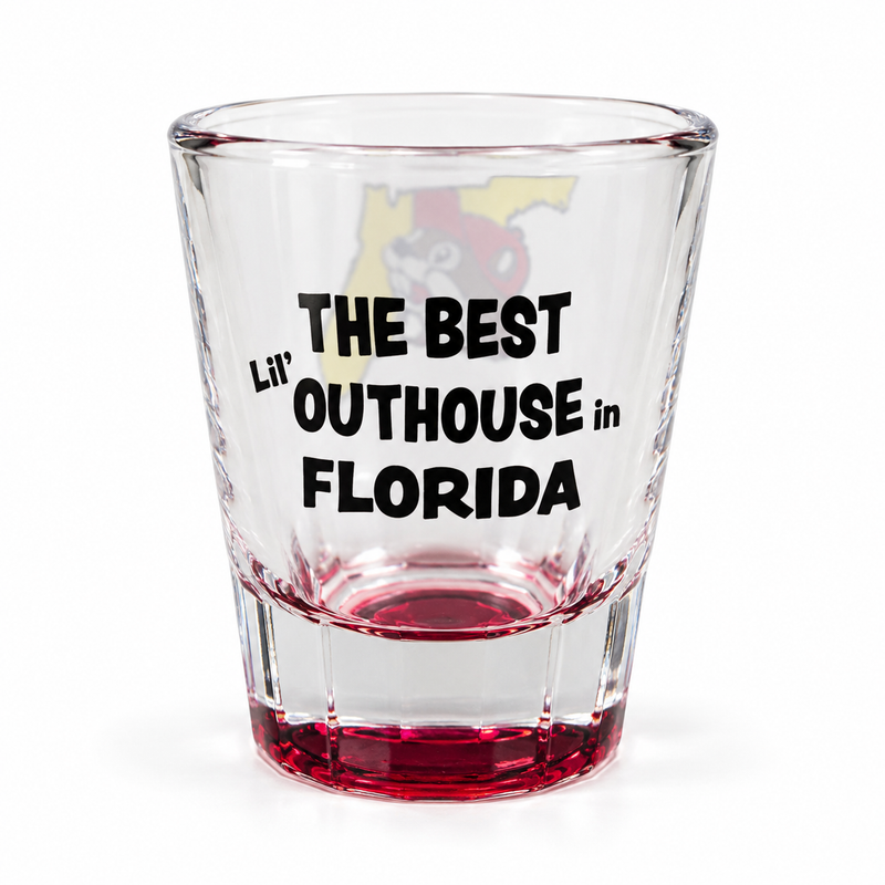 Buc-ee's Shot Glass "The Best Outhouse in" - Florida