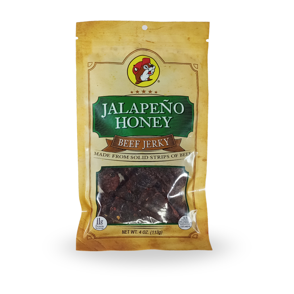 Authentic Buc-ee's Jalapeno Honey Beef Jerky | Available Here – Texas Snax