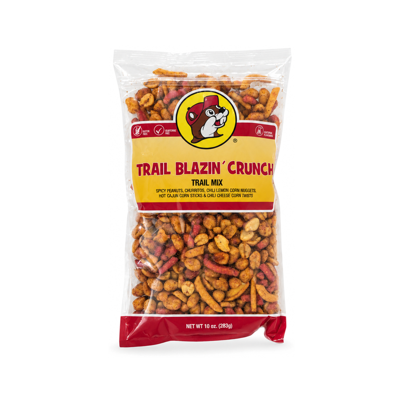 Bag of Buc-ee's Trail Blazin' Crunch trail mix