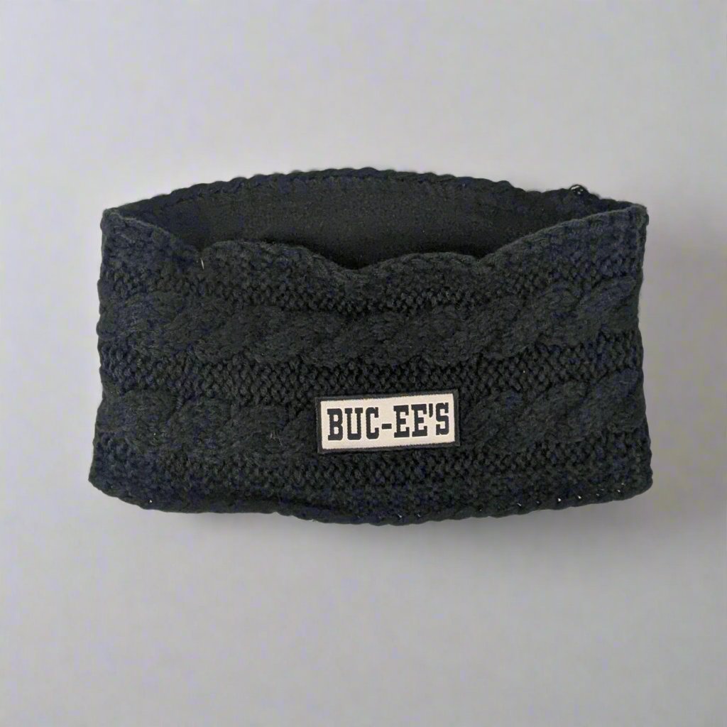 Buc-ee's Knitted Black Headband