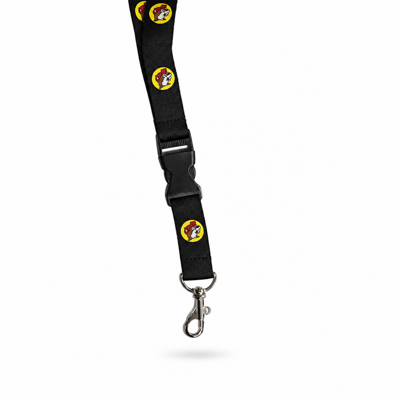 Buc-ee's Black Clip-On Lanyard