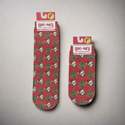 Buc-ee's Christmas Nutcracker & Christmas Tree Socks