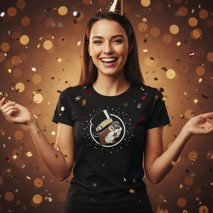 Buc-ee's 2025 Glow-in-The-Dark New Years Shirt