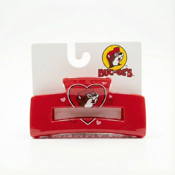 Buc-ee's Valentines Hair Clip