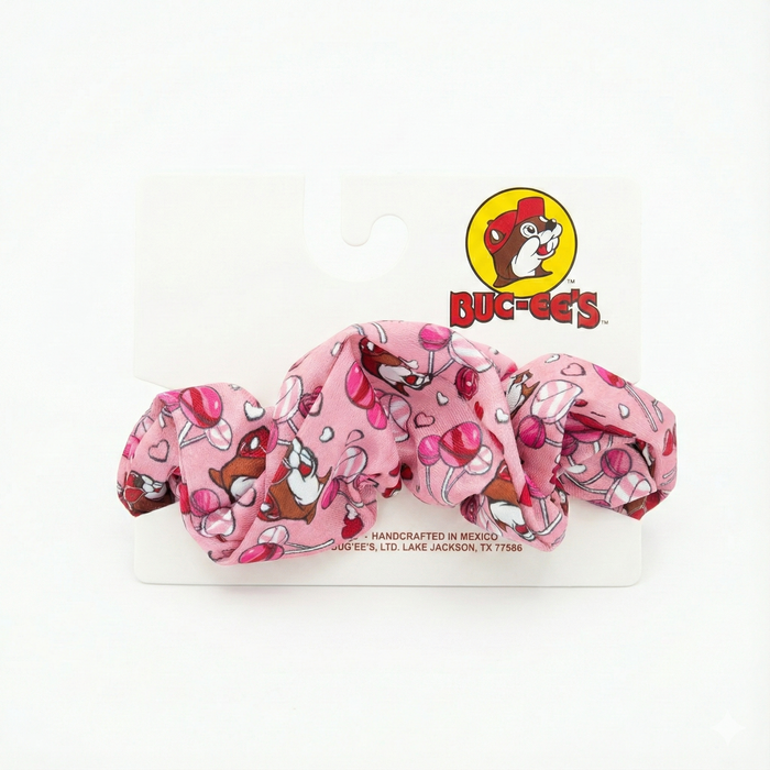 Buc-ee's Valentines Scrunchy