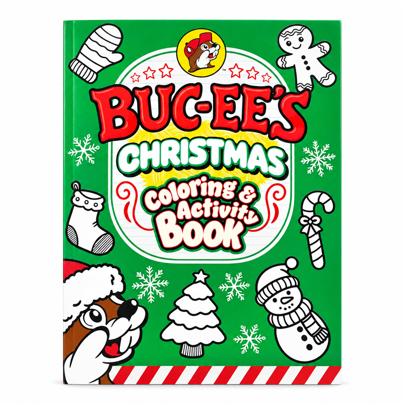 Buc-ee's Christmas Coloring Book