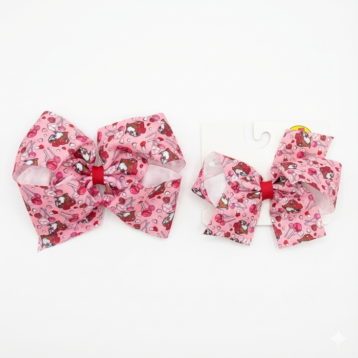 Buc-ee's Valentine Hair Bows