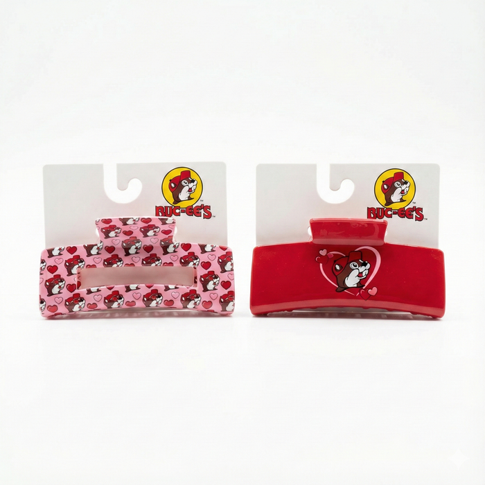 Buc-ee's Valentines Hair Clip