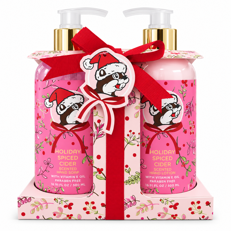 Buc-ee's Christmas Holiday Spiced Cider Hand Soap & Lotion Set
