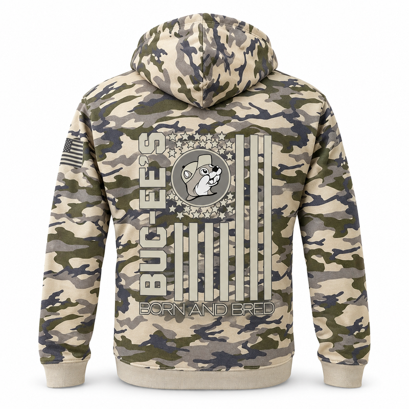 Buc-ee's Brown Camo Hoodie