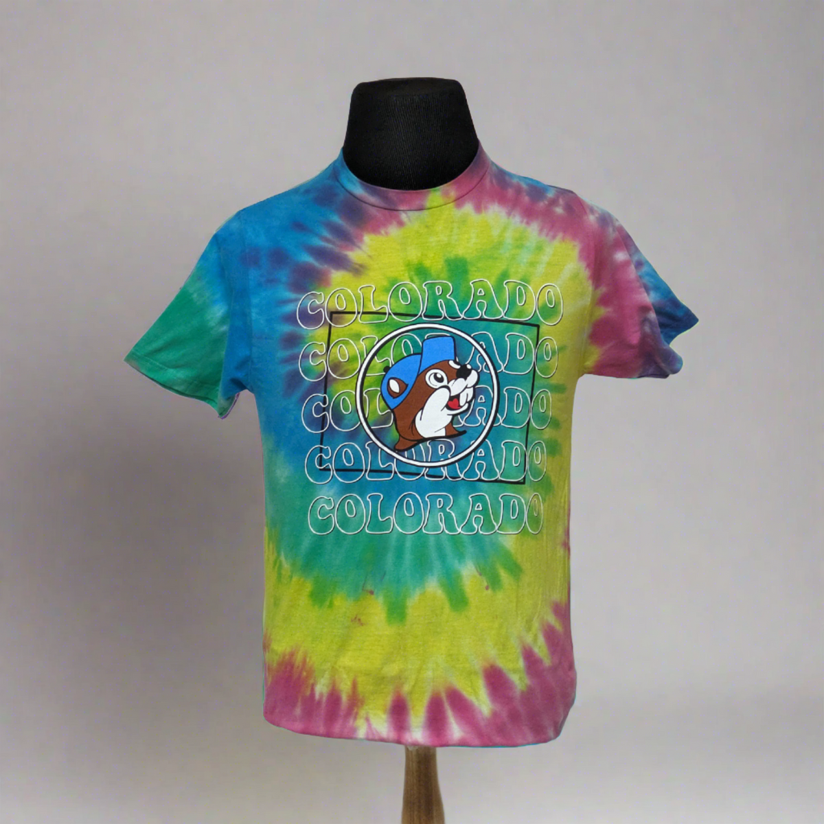 Buc-ee's Colorado Tie-Dye Shirt, image size:1200x1200