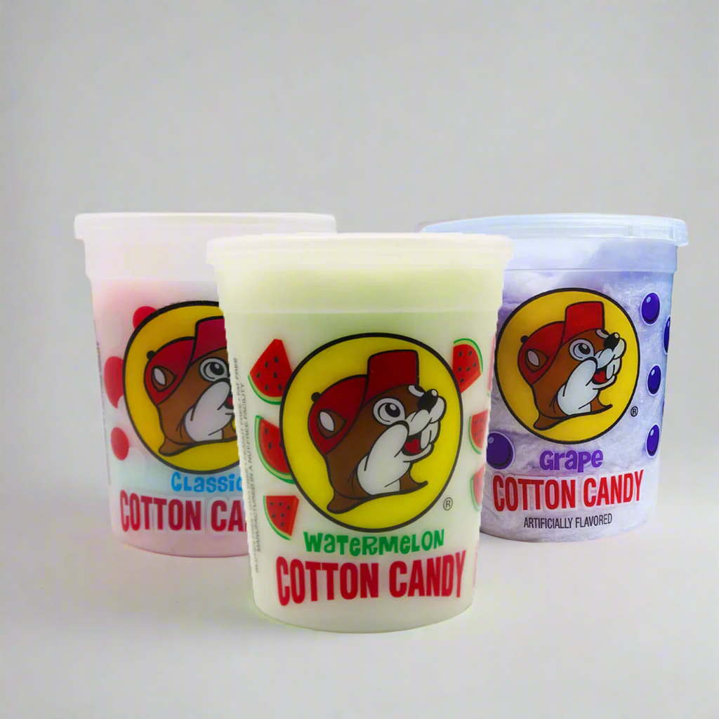 Authentic Bucee's Classic Cotton Candy Flavors Texas Snax