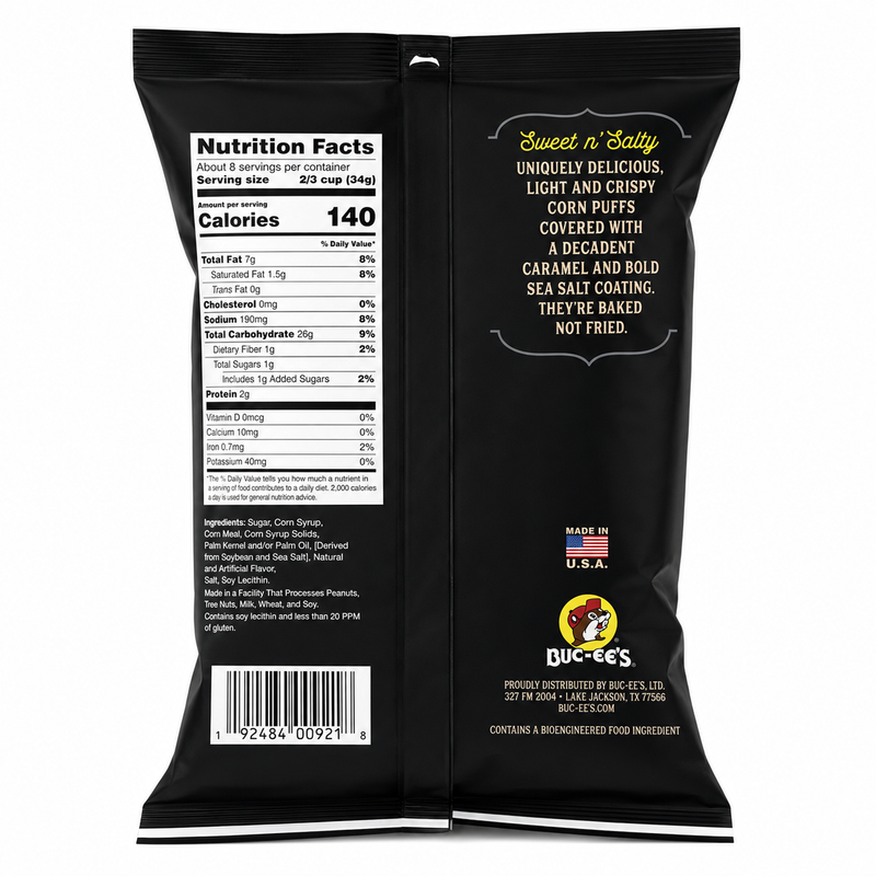 Buc-ee's Beaver Nuggets Sea Salted Caramel