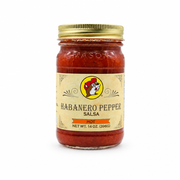 Jar of Buc-ee's Habanero Pepper Salsa, Hot, front label