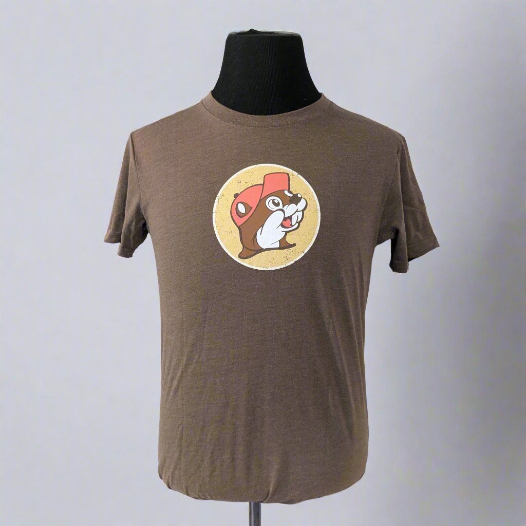 Buc-ee's "Follow Me to Buc-ee's" Retro Brown T-Shirt