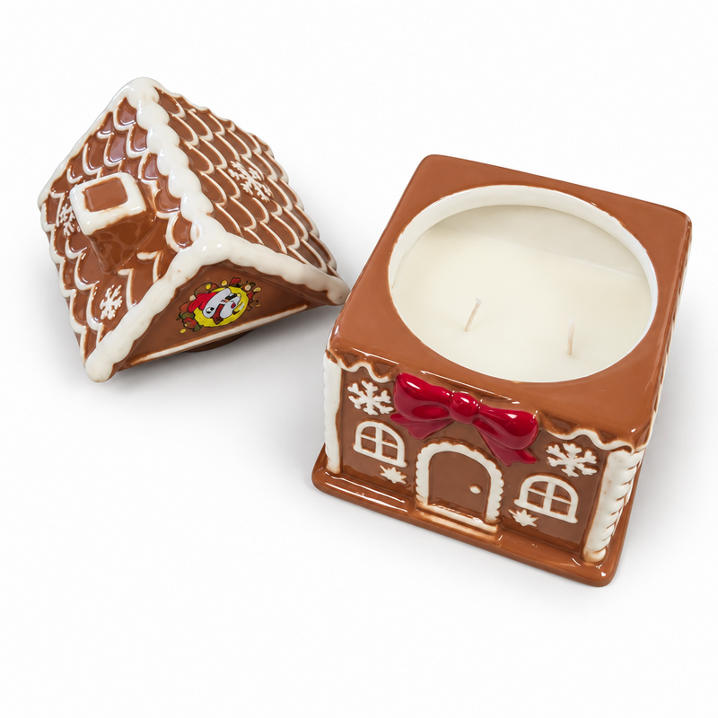 Buc-ee's Christmas Cookies Gingerbread House Candle