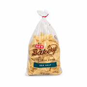 16 oz bag of H-E-B Bakery Sea Salt tortilla chips
