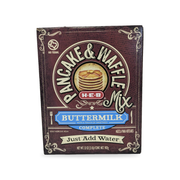 32 oz box of H-E-B Buttermilk pancake and waffle mix