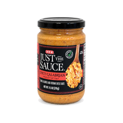 Jar of H-E-B Just the Sauce Spicy Calabrian pasta sauce