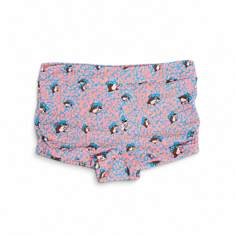 Buc-ee's Women's Pink/Blue Leopard Swim Suit