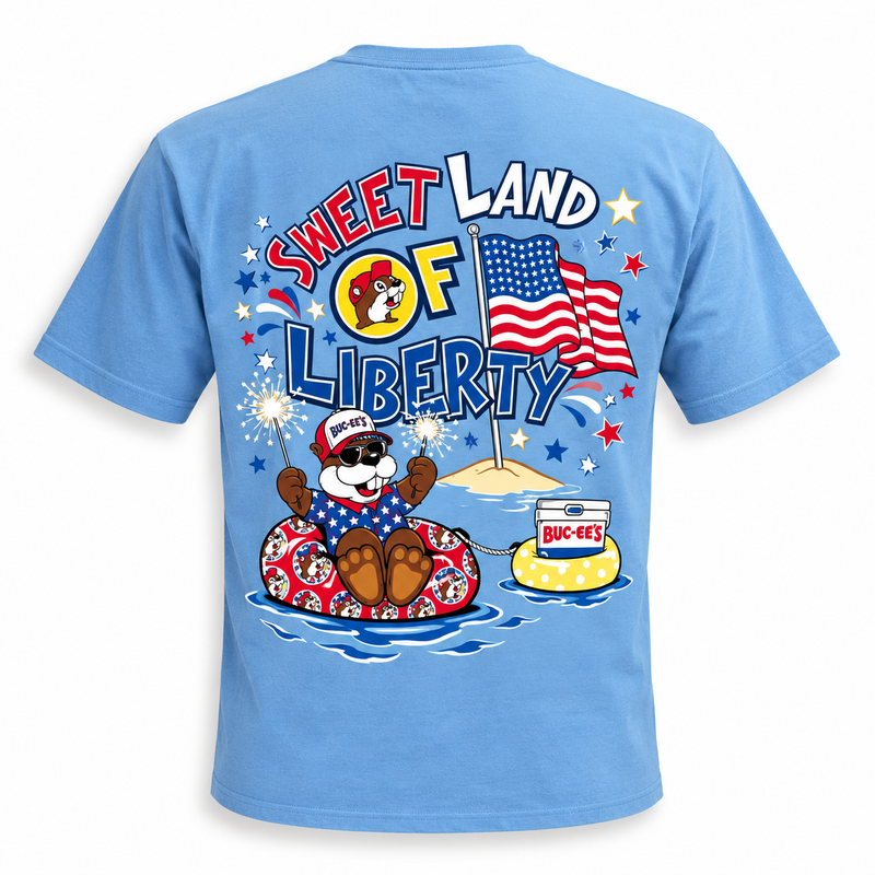 Buc-ee's "Sweet Land of Liberty" Shirt - Adult Small