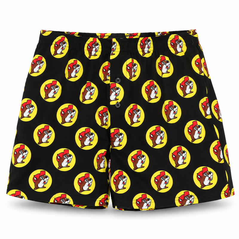 Buc-ee's Black Logo Boxers