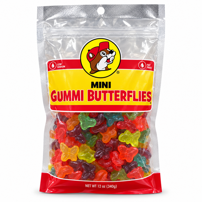 Buc-ee's Mini Gummi Butterflies