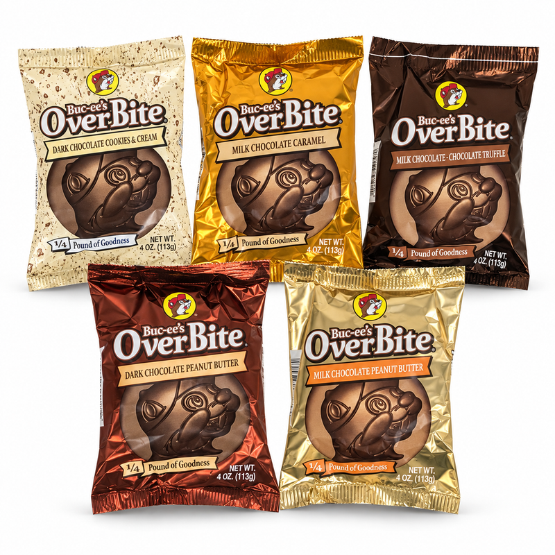 Buc-ee's Overbites Chocolate