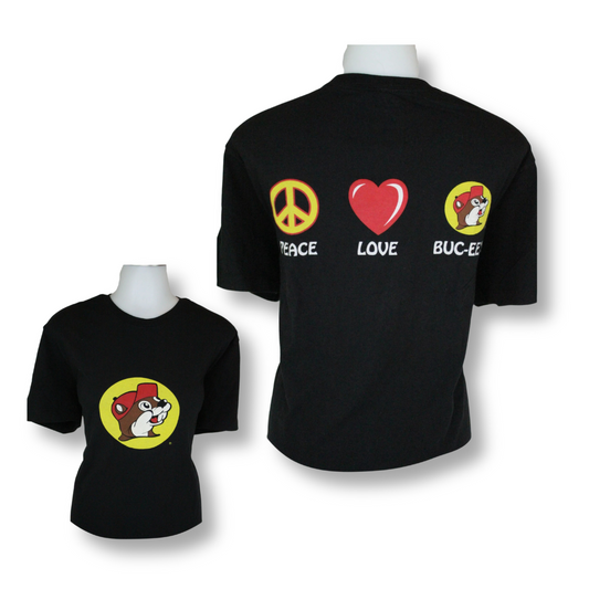 Youth Buc-ee's "Peace, Love, Buc-ee's Shirt"