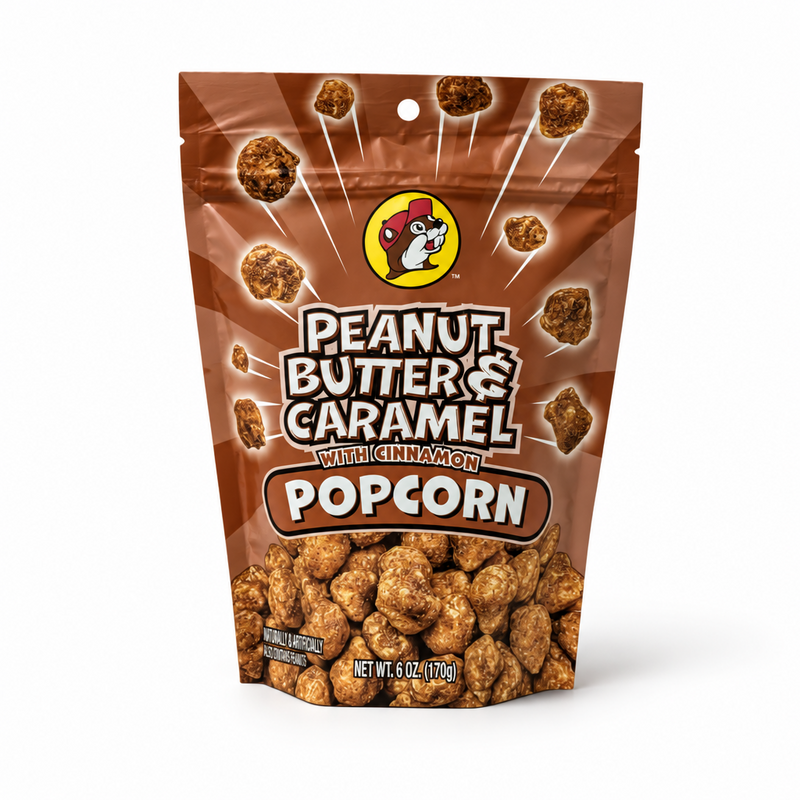 Buc-ee's Cinnamon Peanut Butter & Caramel Popcorn
