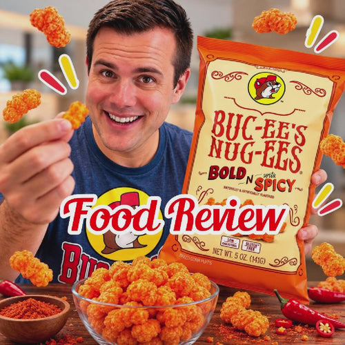 Food review of buc-ee's nug-ees bold n' sorta spicy