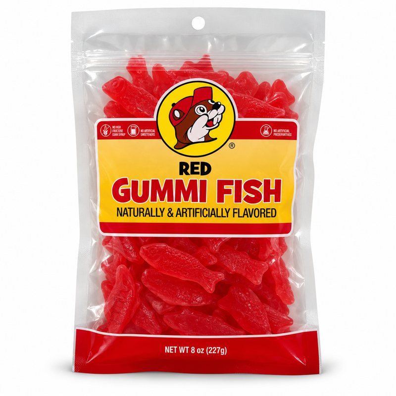Buc-ee's Red Gummi Fish