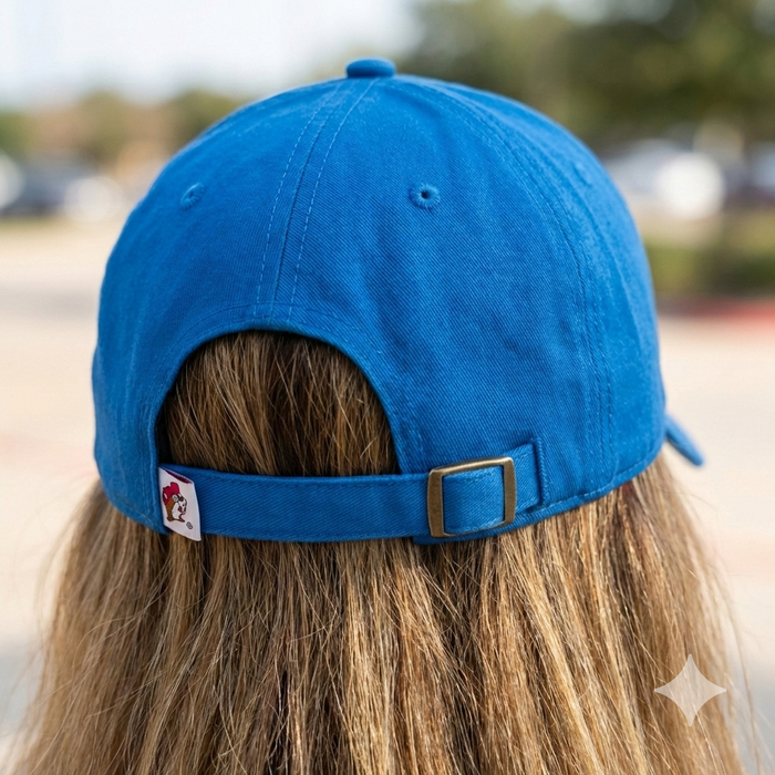 Buc-ee's Tiki Square logo Blue Hat
