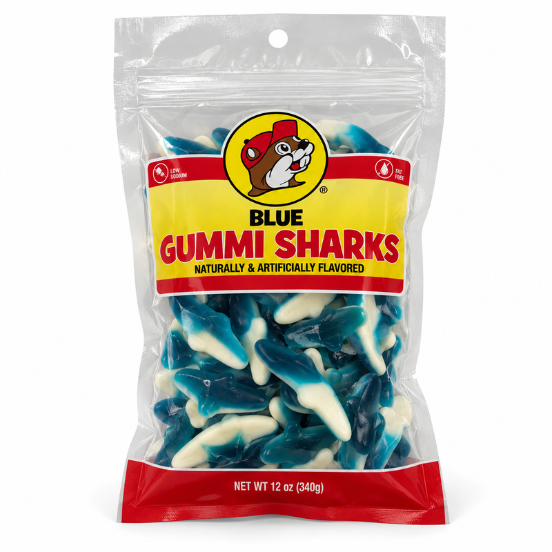 Buc-ee's Blue Gummi Sharks