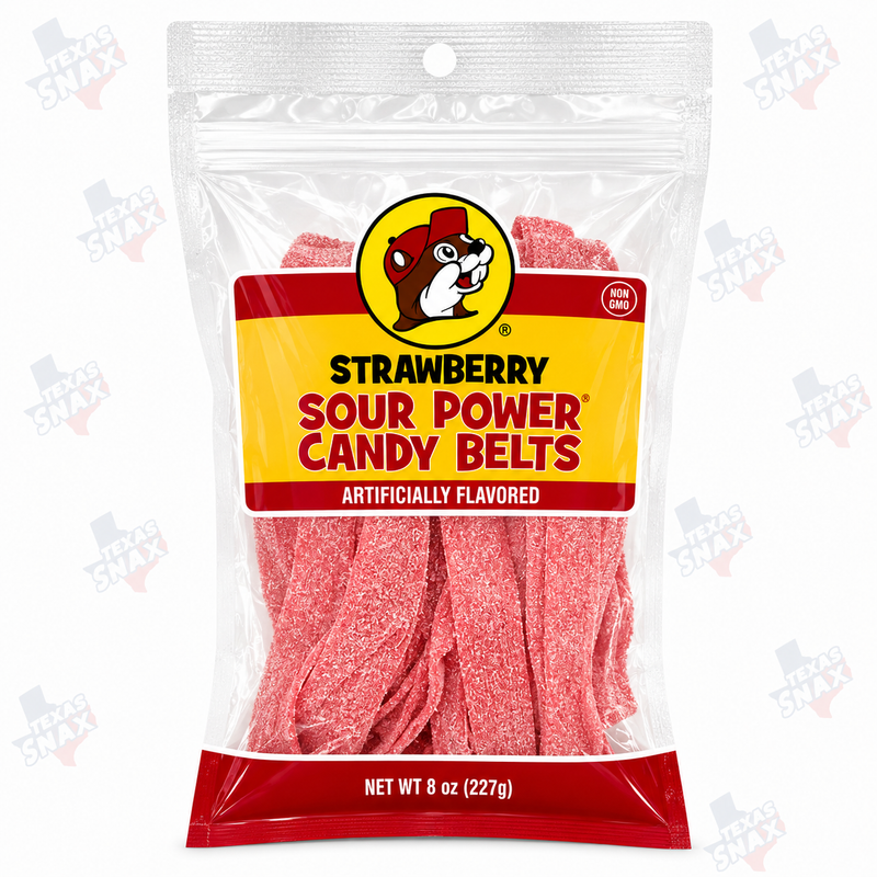 Buc-ee's Sour Power Candy Belts