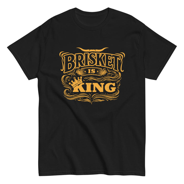"Brisket is King" Black BBQ T-Shirt