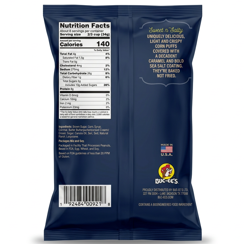 Buc-ee's Beaver Nuggets Sea Salted Caramel