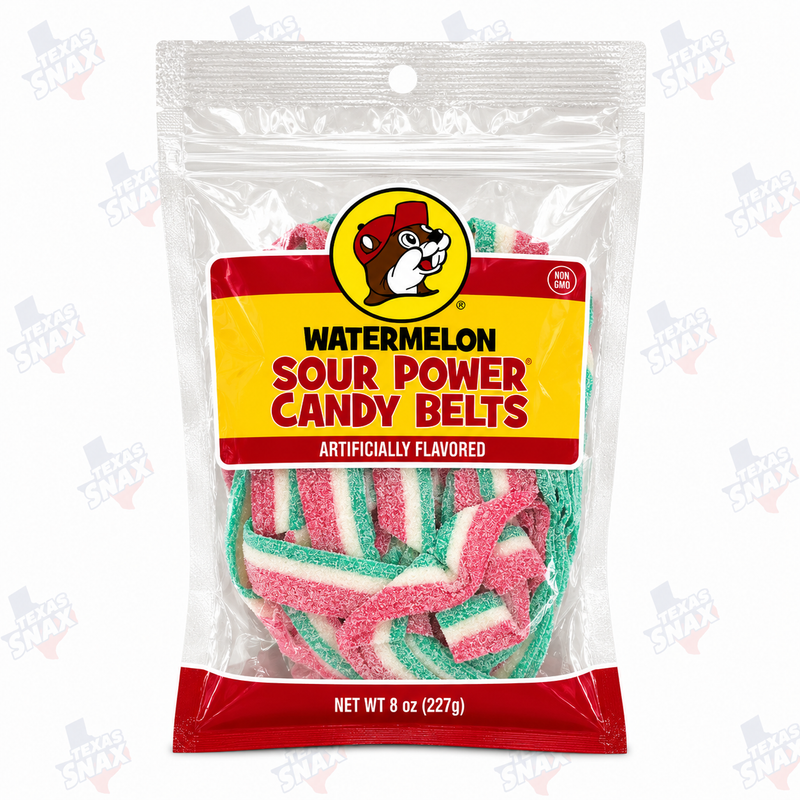 Buc-ee's Sour Power Candy Belts
