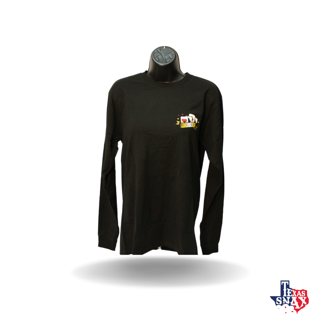 Buc-ee's Playing Cards Long Sleeved Shirt
