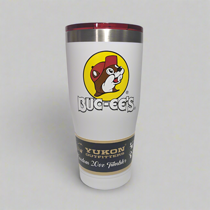 Buc-ee's White Tumblers