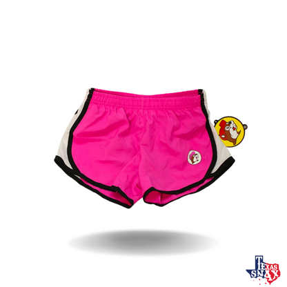 Buc-ee's Pink Running Shorts Shorts