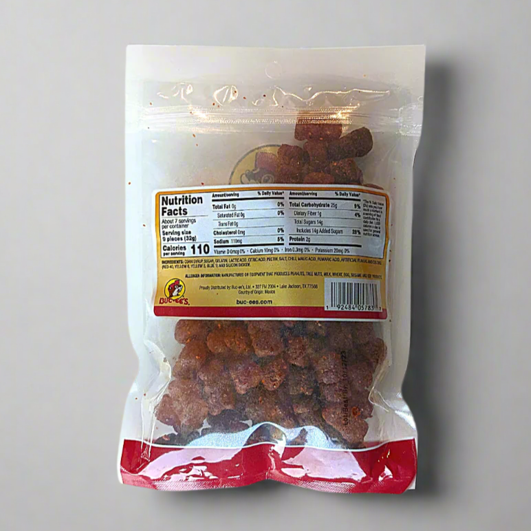 Bucee's 12 Flavor Gummi Bears Texas Snax