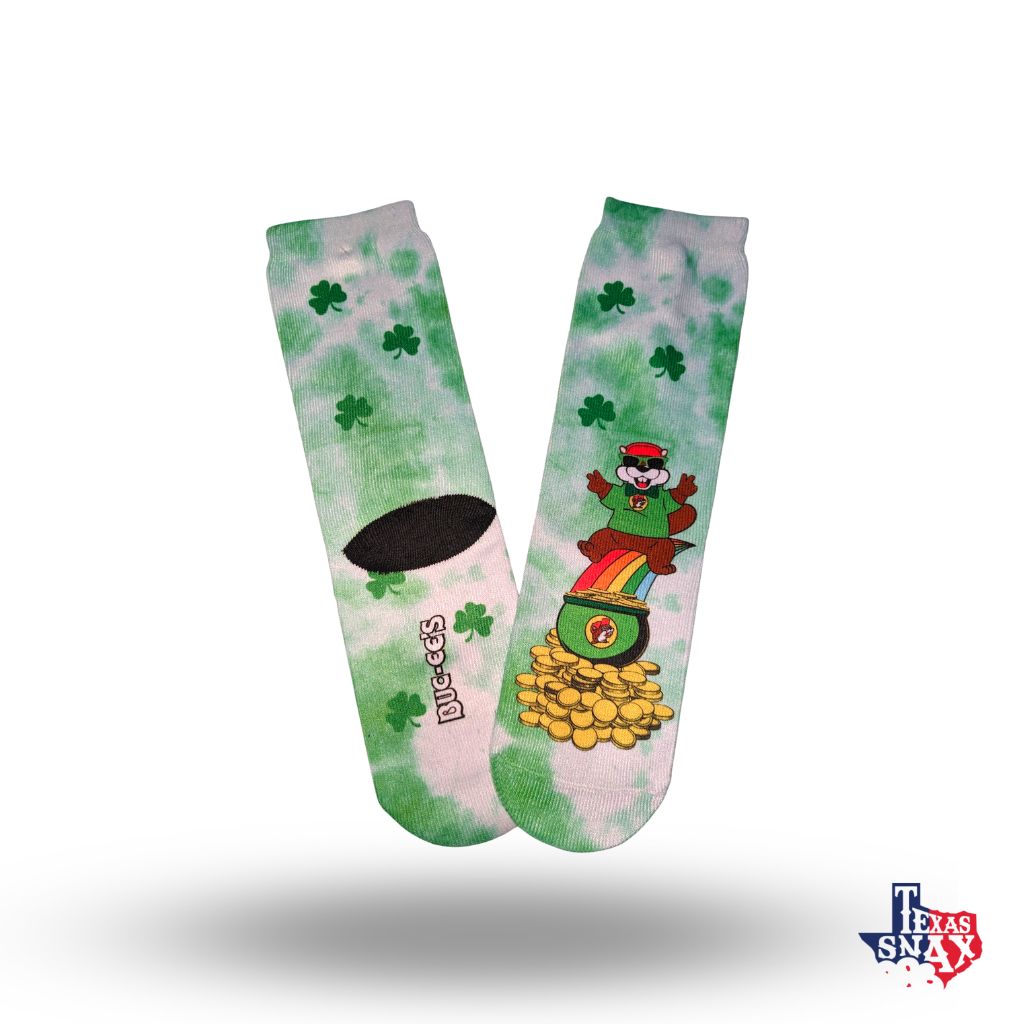 Buc-ee's St Patrick's Day Socks
