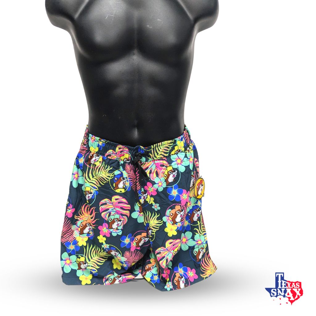 Buc-ee's Swim Shorts Collection Tropical Truck / Adult S