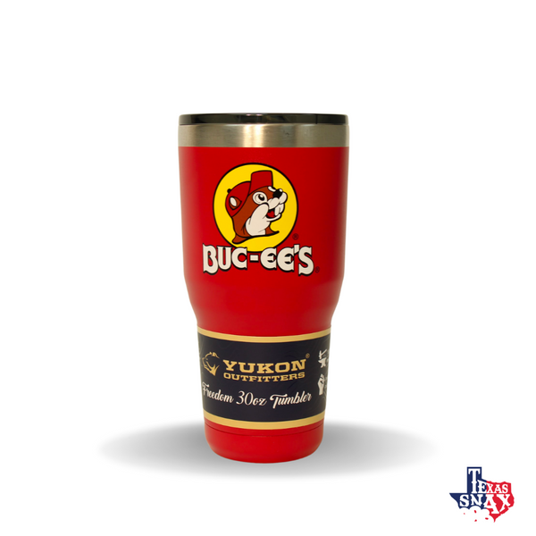 Buc-ee's Fiesta Cup, 20 oz, with USA Pride Sticker (Red)