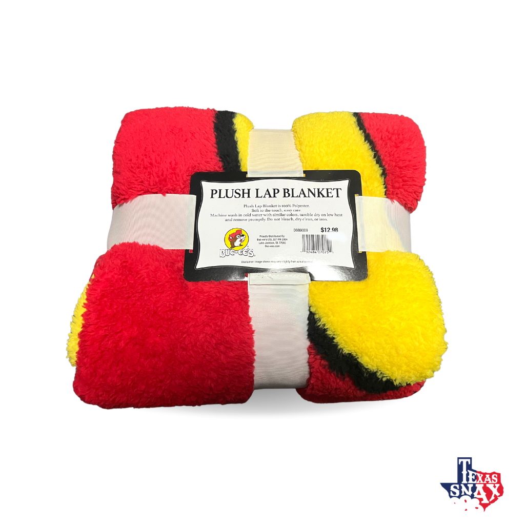 Bucee's Plush Lap Blanket Texas Snax