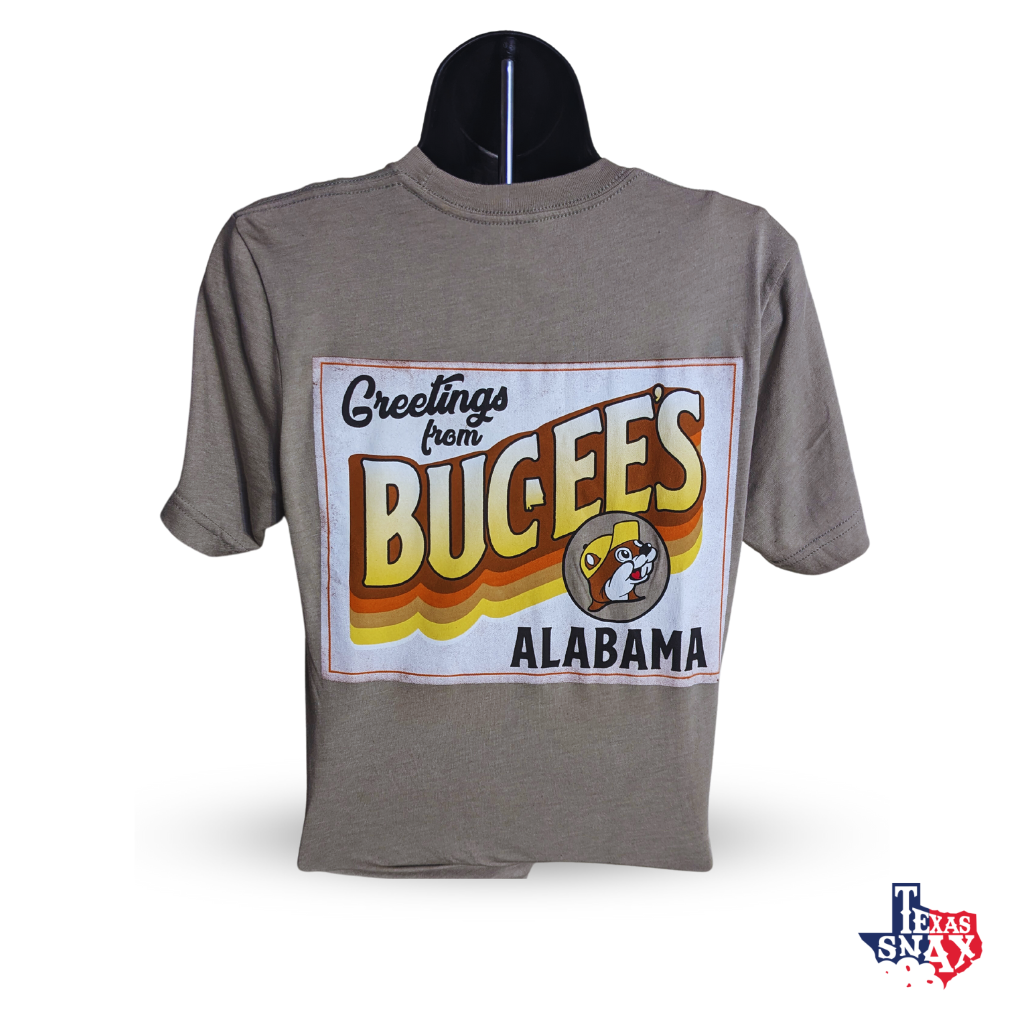 Buc-ee's Greetings from Alabama State Shirt