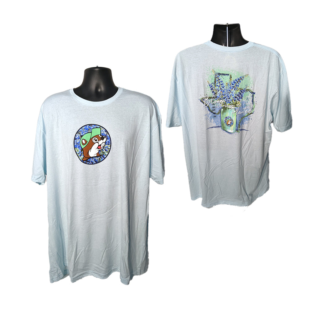 Buc-ee's "Bloom Where You Are Planted" Shirt - Adult Small